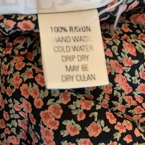 Vintage T.T. Mar Babydoll floral Dress cottage-core grunge 90’s prairie - Picture 9 of 9